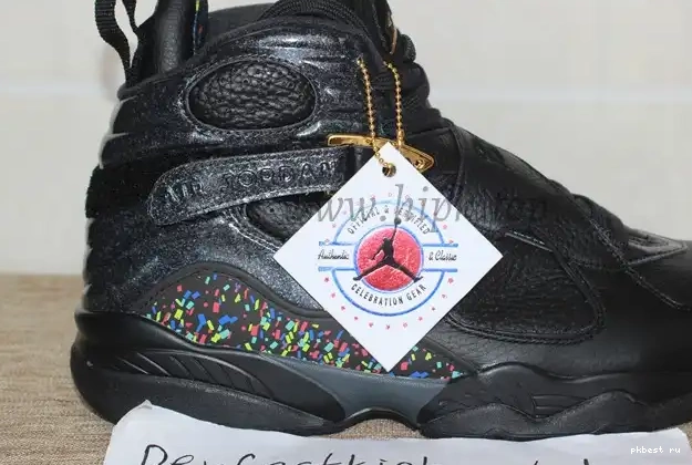 From Jordan 8 Confetti PK.club Air in Authentic stock 0629